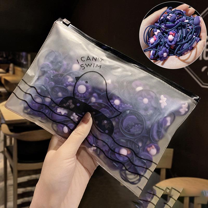 

20PCS Children Hair Ties Headdress Not Hurt Girls Scrunchies Elastic Hair Band Kids Hair Rope Rubber Band Set Hair Accessories