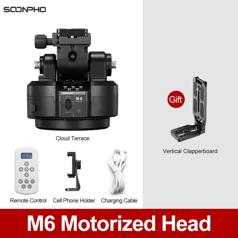 

Soonpho M4 M6 Моторизованная Штативная Головка Беспроводной Пульт Управления Отслеживание Лица ИИ Панорамная Камера Держатель для Телефона Для Видеосъемки M6 with Face Trcak
