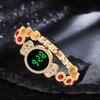 Exquisite Touch Digital Wrist Watches Elegant Rhinestone Wristwatch Ladies Business Watches  Gifts