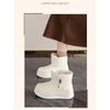 Women S Warm Fleece Lined Thick Sole Elevated Casual Winter Snow Boots