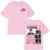 Rapper Luar La L 2025 Album L3TRA T Shirts Unisexs Women Hip Hop Fashion Short Sleeve Tshirts Cotton Oversized Streetwear Tshirt