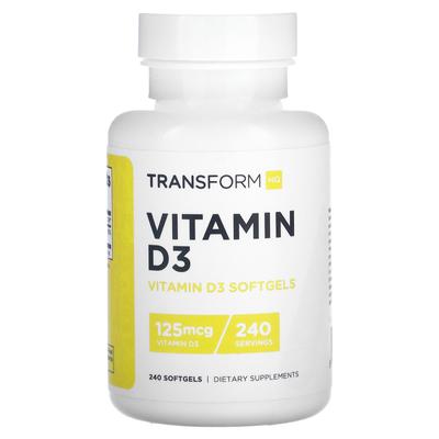 Vitamin D3, 125 µg (5.000 IE), 240 Kapseln