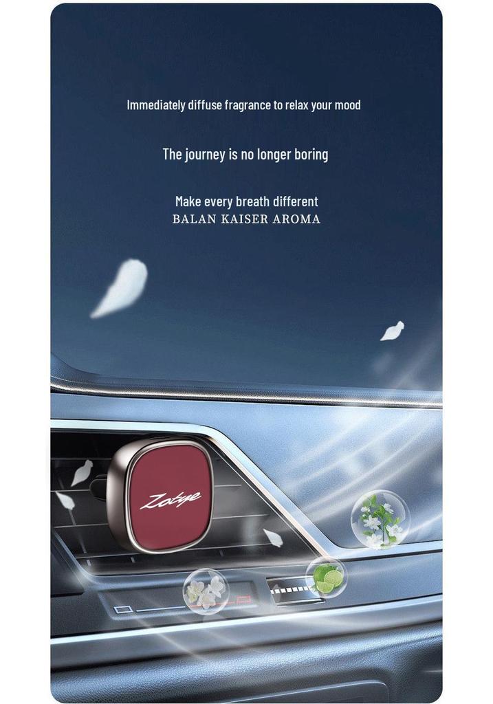 Zotye Car Air Freshener Vent Cologne - Long-lasting Scent for 2008, 5008, M300, E200, T600, T800 Models