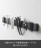 Yamazaki Jitsugyo Magnet Wall Knife Holder W35 Black Tower Silicone Surface Knife Storage 5202 & Approx. W35XD1.7XH4cm