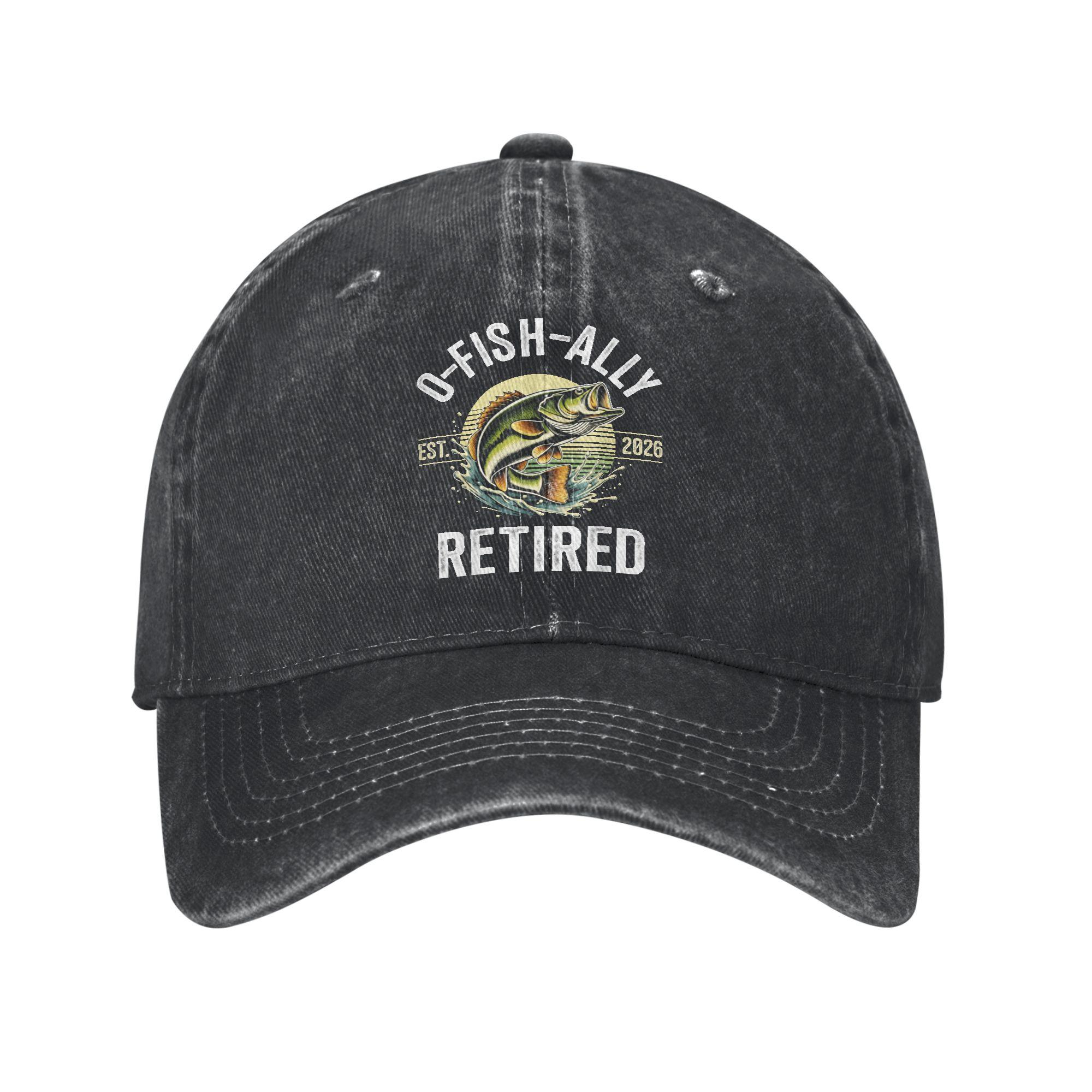 Washed Baseball Cap Retired 2026 RetireUnisext I Worked My Whole Life for This Summer Hip Hop Hats Kpop Rock Sun Baseball Caps One Size