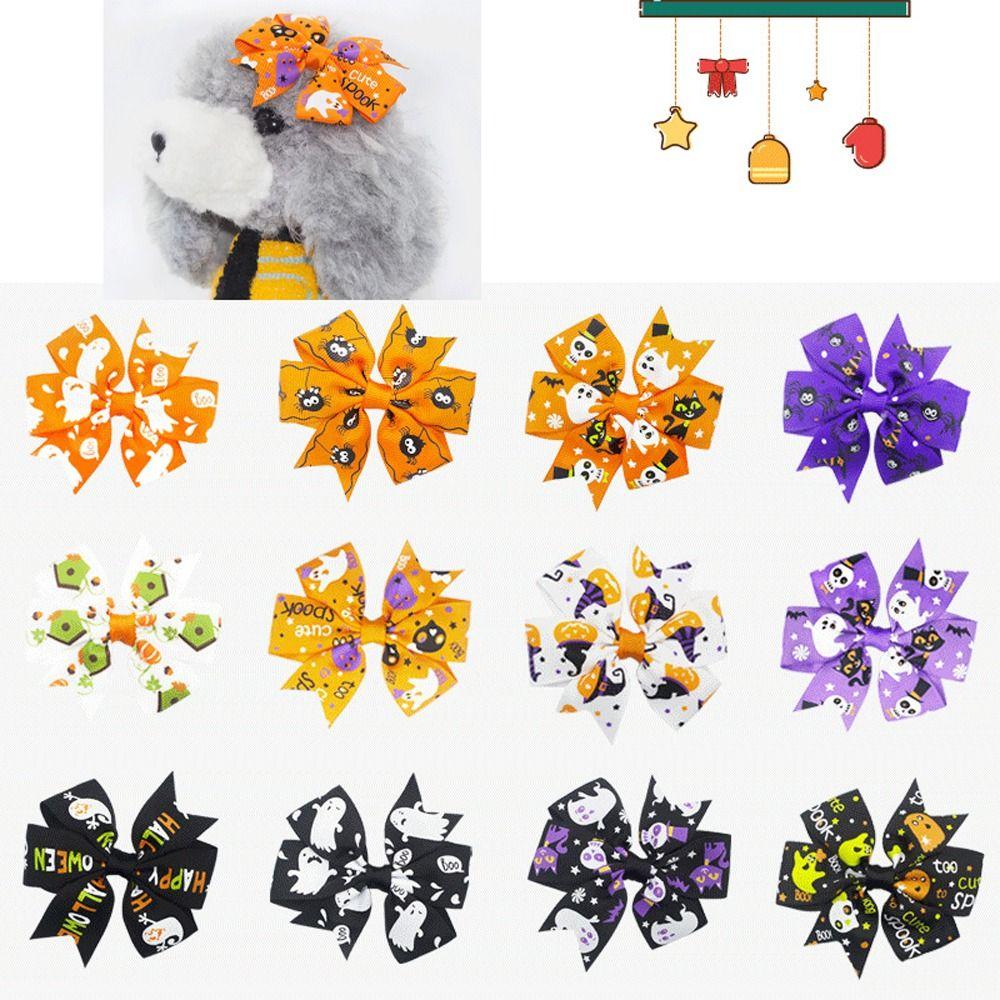 Pumpkin Pumpkin Hairpin Skeleton Bat Duckbill Clip Funny Halloween Bow Hair Clip Cosplay