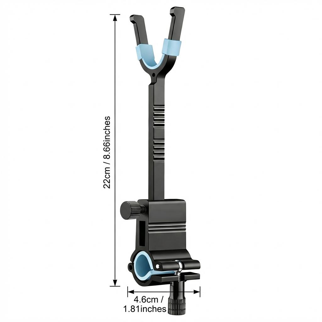Fishing-Rod Holder Anti-Slip Support Accessories For Big Fish Rods Durable And Portable