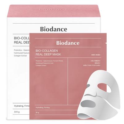 Bio Collagen Real Deep Mask Hydrogel Mask Highly Moisturizing Firm Pore Care Skin Korean Cosmetics [Bio-Dance] (16 Pieces) Non-sticky