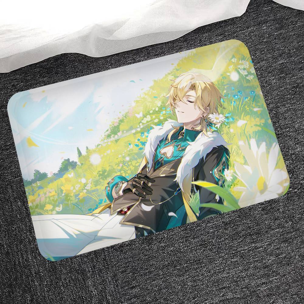 Game Character Aventurine Entrance Door Mat Nordic Style Home Doormat Bathroom-Toilet Mats Bedroom Hotel Decor Mat
