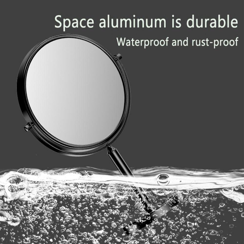 360° drehbarer Vergrößerungs-Kosmetikspiegel, doppelseitiger Schwenk-Schminkspiegel für den Schminktisch