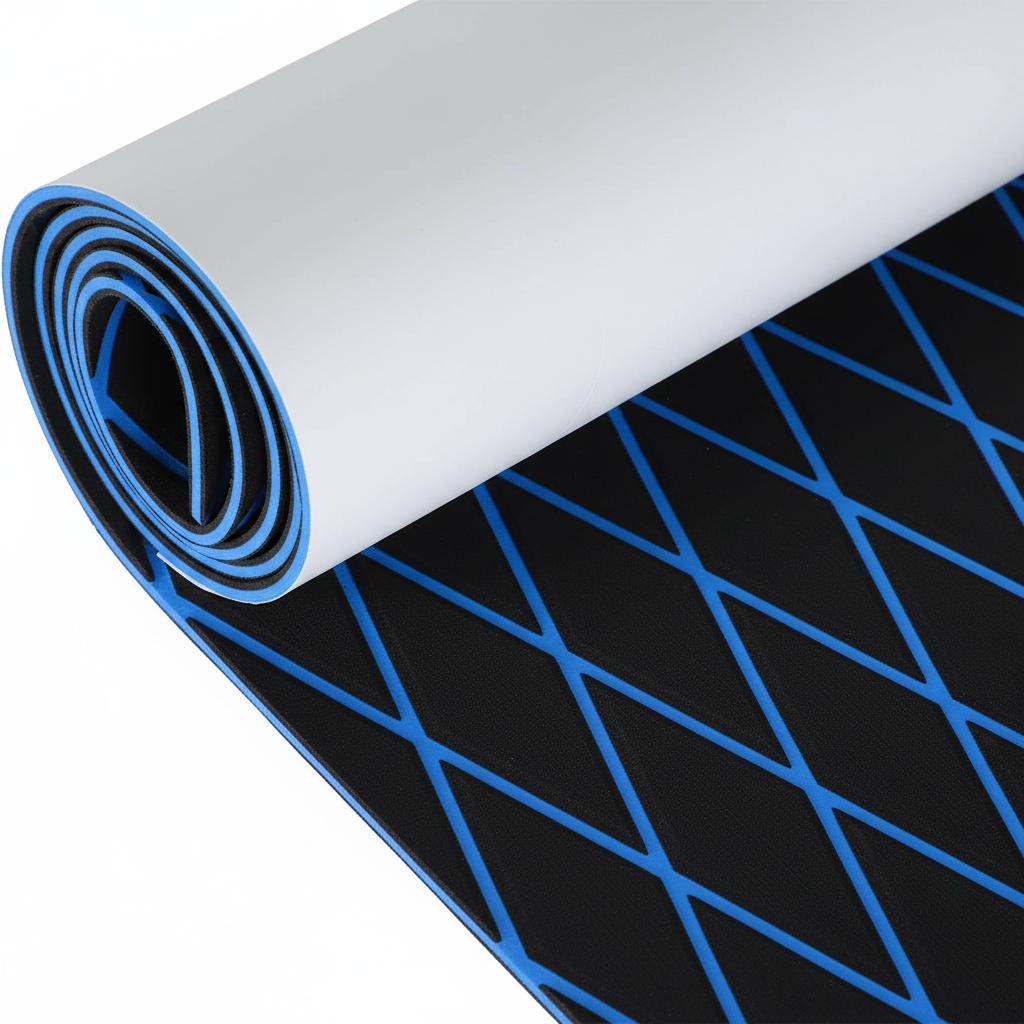 1900*350*5mm Diamond Pattern EVA Foam Material Carpet Mat Anti-slip for Yacht Kayak Marine Accessories Boat Decking Flooring Mat