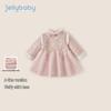 JELLYBABY Dziewczęca Zimowa Haftowana Sukienka Księżniczki w Stylu Tang
