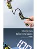 AKZ-G9 Vibration Bone Conduction Bluetooth Earphones with Card Slot, Digital Display, Neckband Design, and Long Battery Life.