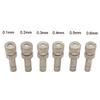 (50 Pieces/Lot) 6mm Low Pressure 0.1-0.5mm Stainless Steel Fog Misting Nozzles Connectors Garden Water Irrigation Sprinkler