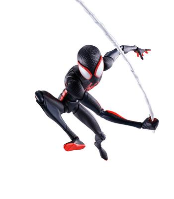 TAMASHII NATIONS S.H.Figuarts ספיידרמן: ספיידרמן ברחבי ממדי העכביש (מיילס מוראלס) משוער. 155 מ"מ ABS&PVC דמות ניתנת להזזה צבועה BAS63989