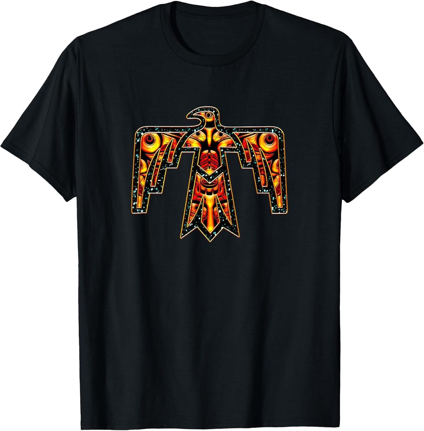 BEST! Thunderbird Native American Bird Eagle Totem Animal Tee S-3XL M