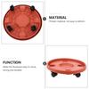 1Pcs Thickened Movable Vase Rack with Smooth Universal Wheels for Heavy Large Flower Pots Plant Pot Tray Round Floor Planter