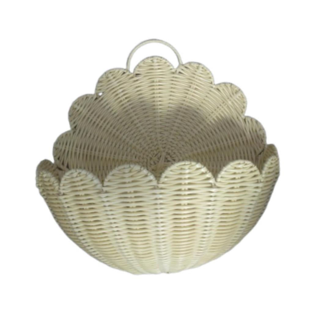 Woven Wall Basket Portable Storage Container for Kitchen Entryway Vegetables