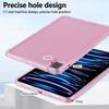 Clear Case for iPad Pro 11 (2022)/(2021)/(2020)/(2018) 3 in 1 PC + TPU Shockproof Tablet Cover
