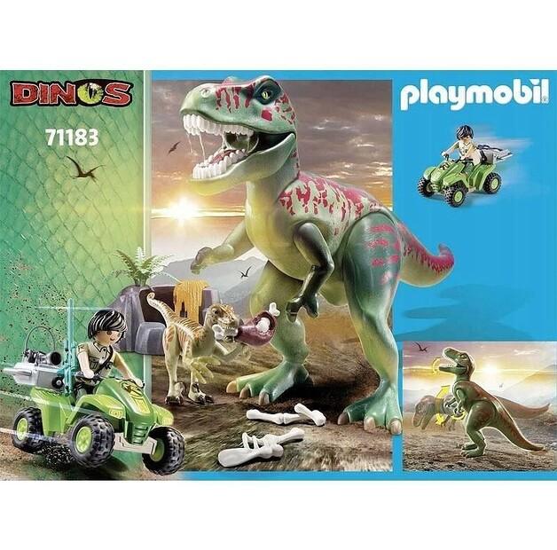 Plastic Construction Set Playmobil 71183 Dinos T-Rex Attack