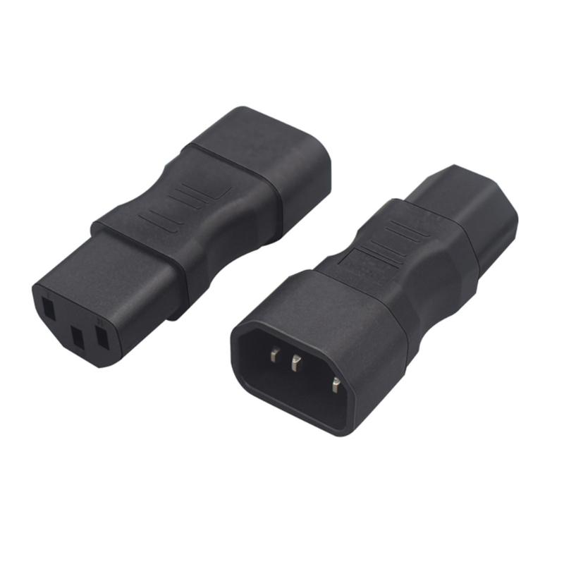 Portable Male To Female C14 To C13 Adapter C14 To C15/C14 To C5/C14 To C7 Power Cable Adapter Transfer Plugs ABS-made