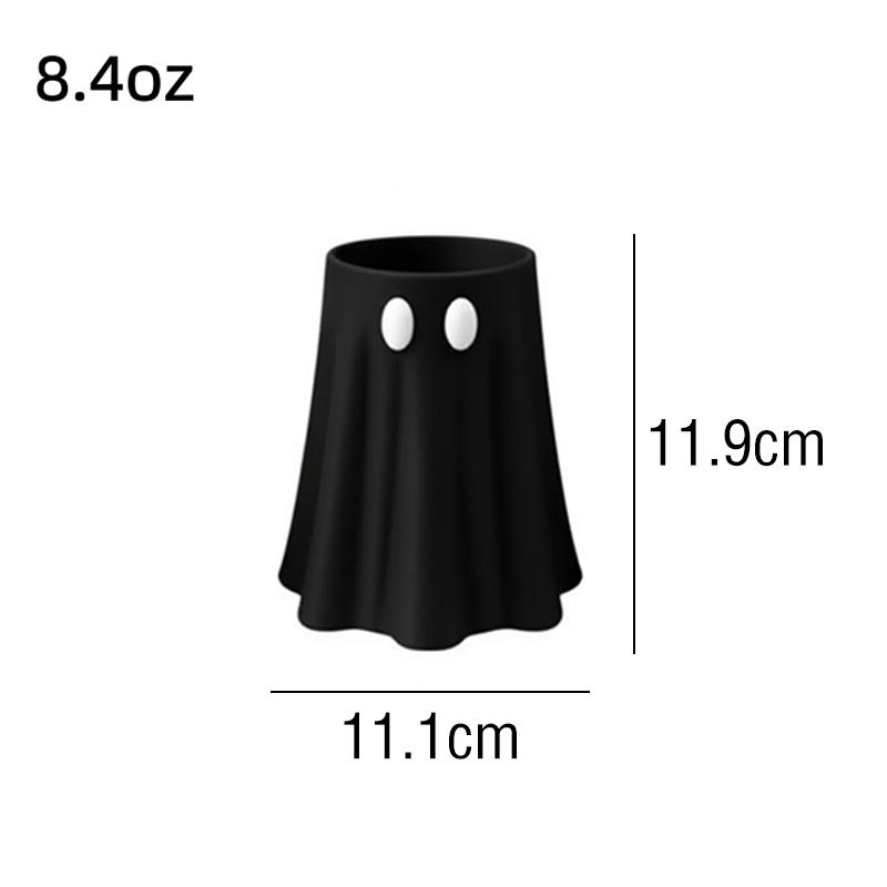 Halloween Ghost Shaped Can Holder 3D Printed Beverage Beer Soda Can Stand Spooky Drink Caddy for Party Decor Fun Desk Ornament