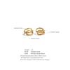 Yhpup 2025 Arrivals Stainless Steel Metal Layered Geometric Ear Bone Accessories Smooth Metal Adjustable Ear Clip Earrings