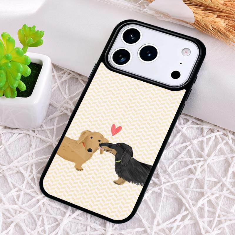 Anatomy Of a Dachshund Print Phone Case for iPhone 17 Air 16 15 11 12 14 13 Pro Max Shockproof Cover
