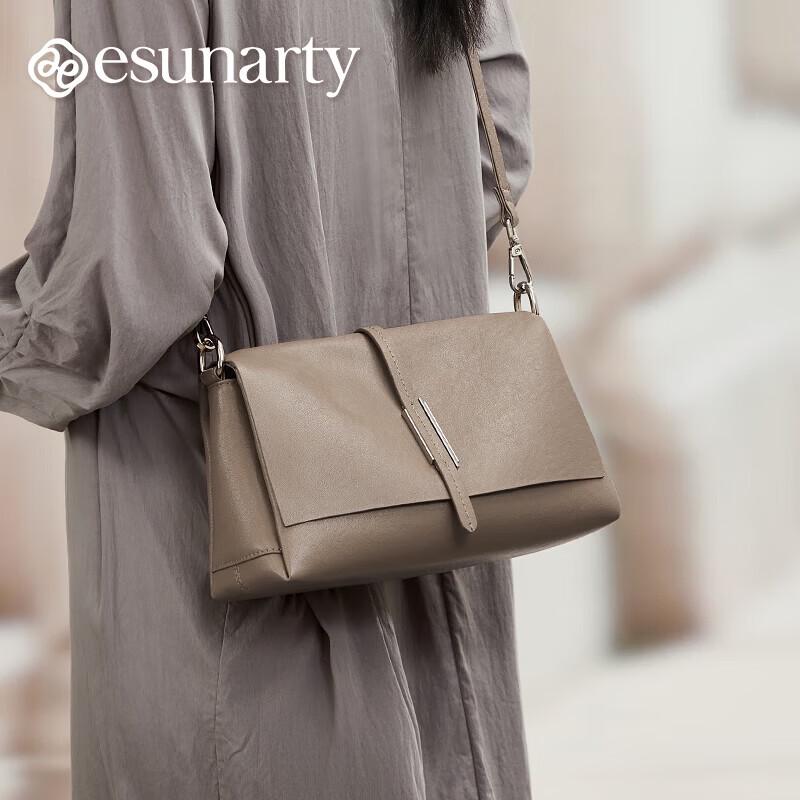 ESUNARTY Women's Genuine Leather Shoulder & Crossbody Mom Bag