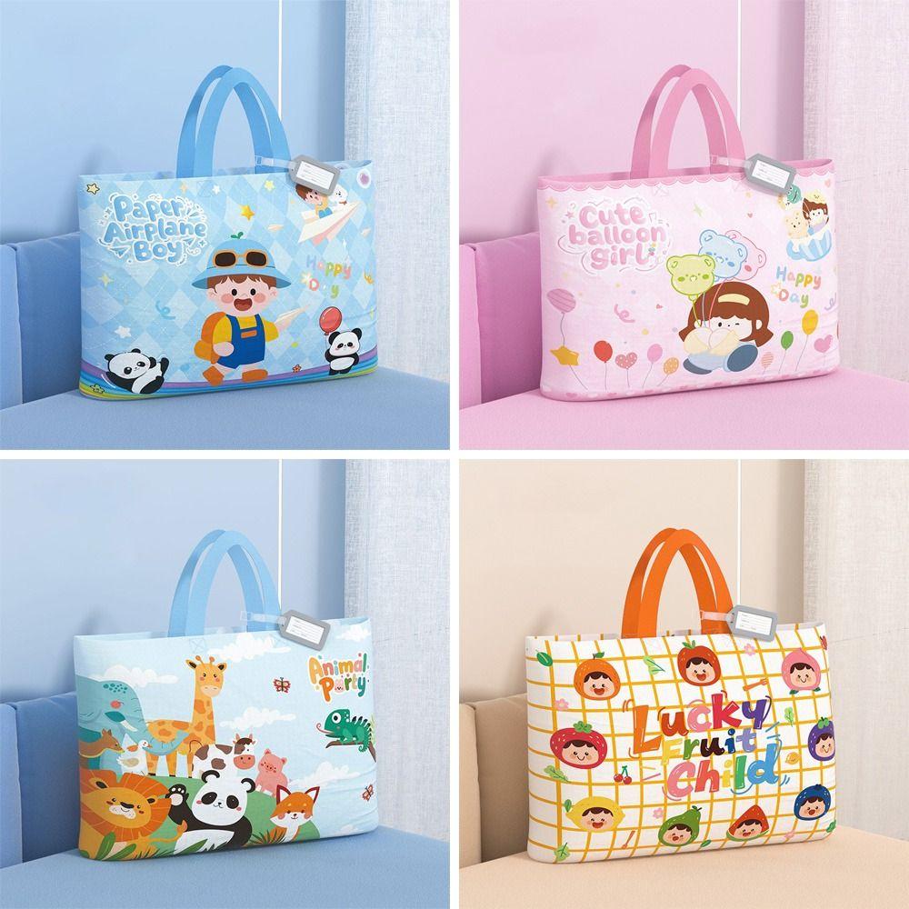 Large Capacity Kindergarten Quilt Storage Bag Oxford Cloth Clothes Packing Bag Student Use