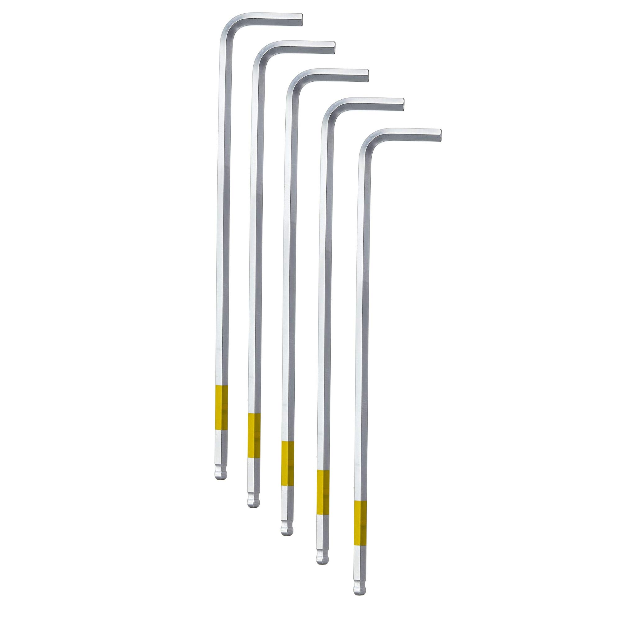 

WISE Ball Point Hex Wrench, 4.0mm, Pack of 5, Long, SBL-40-5P