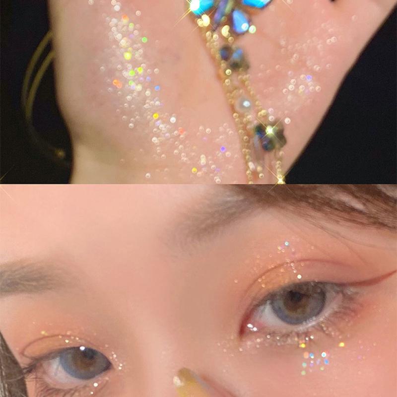 1 st Ögonskugga skimmer och glänsande vattentäta paljetter Flytande Glitter Highlighter Eyeliner Eyeliner Penna Party Makeup Kosmetik
