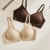 Invisible Lingerie Women's Soft Support Invisible and Seamless Bra Gathering Bra Push Up Bra