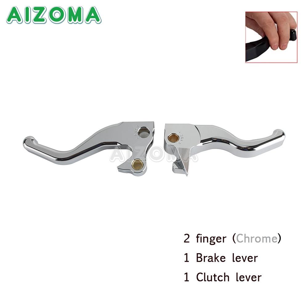 2/3 Finger Motorcycle Front Brake Handle Clutch Levers For Harley Sportster XL XR 1200 883 50 Nightster Roadster Iron 2004-2013