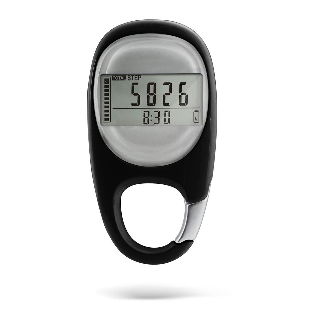 Abs Material 3d Motion Sensor Pedometer Measure Your Distance And Calories With This Keychain Clip