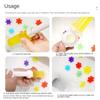 1Pc Scented Gel Flower Syringe 14 Times Per Tube Household Toilet Fragrance Agent Air Cleaner for The Inner Wall of The Toilet