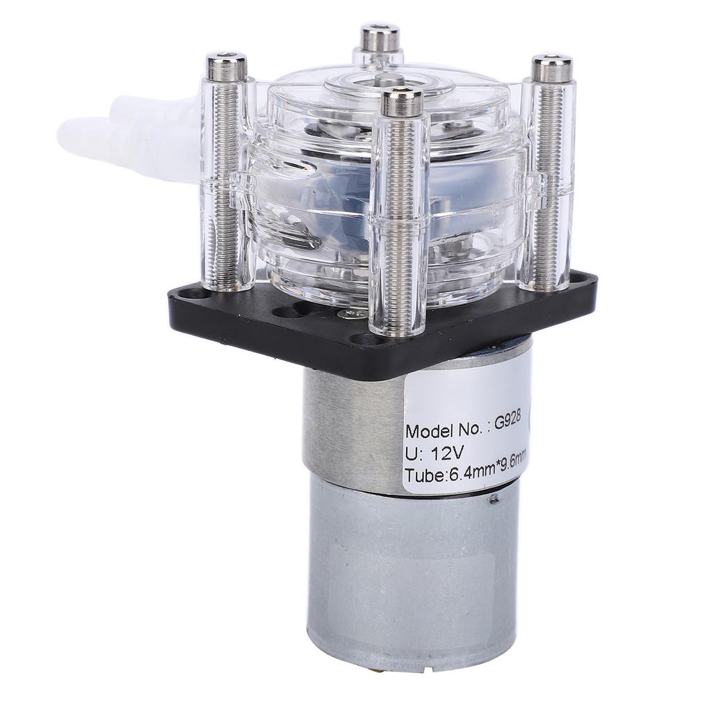 High Flow Corrosion Resistant Vacuum Peristaltic Self priming Pump with DC Motor 12V
