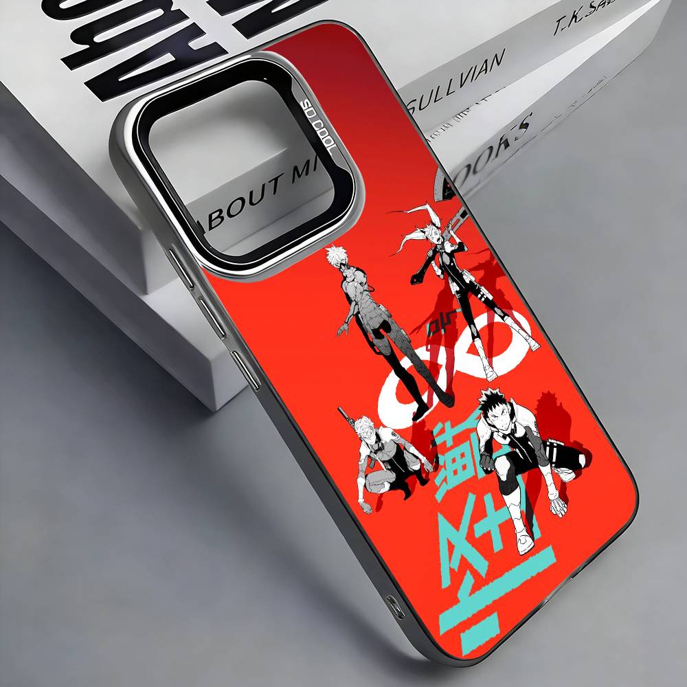 Kaiju No.8 Monster Colorful Silver Back Phone Case For IPhone 17 16 15 14 13 12 11 Plus Pro Max Plus