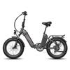 Electric Bicycle All Terrain Fafrees FF20 Polar 500W Motor 20" Fat Tire Adult Electric Bike 48V 26.8AH Shimano 7 Speed Max Load 150Kg