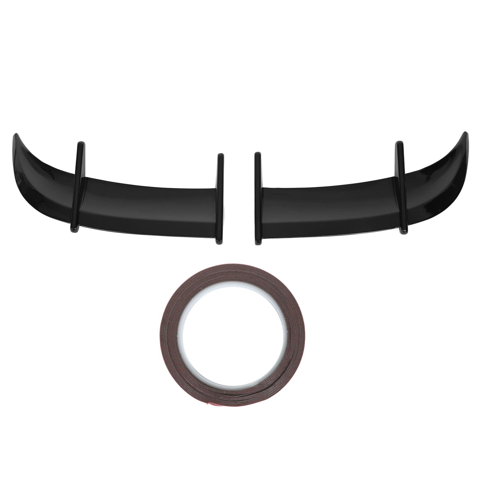 

2Pcs Car Rear Trunk Spoiler AK Style Wind Pressure Reduction Tail Spoiler Lid Wing Fit for MK6 Models