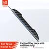 YZ For Tesla Model 3 Y Juniper Highland 2025 Car Door Protector Mirror Protector Bumper Sticker Vehicle Anti-collision Strip