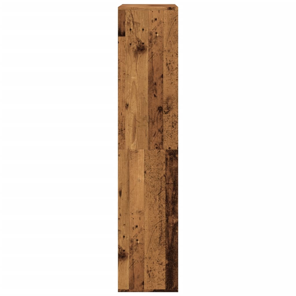 Room Divider with Vintage Wood Look 100 x 33 x 155.5 cm Engineered Wood