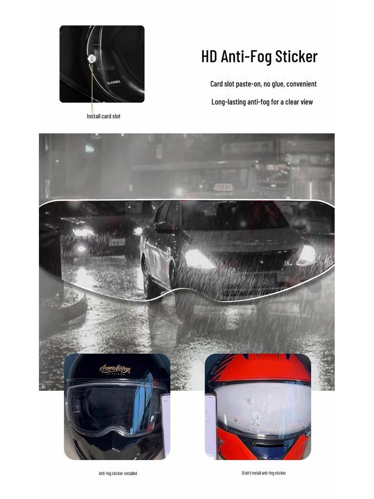 IRONKING Tough Guy Carbon Fiber 4-Season Racing Helmet, 3C Certified Anti-Fog Retro Full Face for Men.