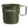 300ml Camping Cup with Foldable Handle Aluminum Alloy Tableware Lightweight Camping Cup for Tourist Trekking Hiking