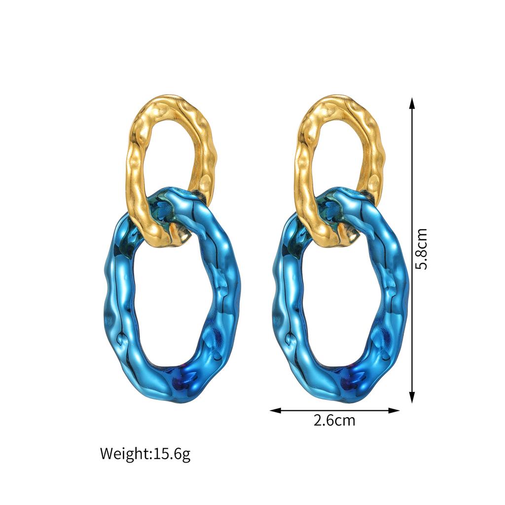 Atoztide Bohemia Abalone Shell Long Tassel Earring For Women Stainess Steel Multiple Style Heart Flower Drop Earring Jewlry Gift