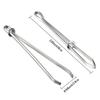 2PCS Stainless Steel Garment Clips Sewing DIY Tools Elastic Band Tape Punch Cross Stitch Threader Wear  Rope Elastic Clamp