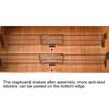 2pcs Adjustable Clapboard Drawer Divider Partition DIY Durable Storage Organiser Wardrobe Closet Punch free Separator