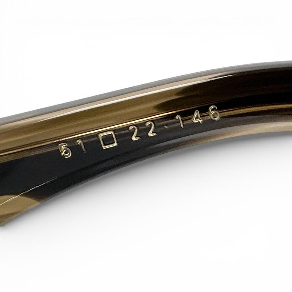 Excellent DITA Glasses RADIHACKER brown marble Women DTX726 Used