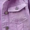 Women Coat Solid Color Slim Fit Close-fitting Young Style Wear-resistant Half Sleeve Buttons Single-breasted Easy to Match Women Jacket Female Clothes