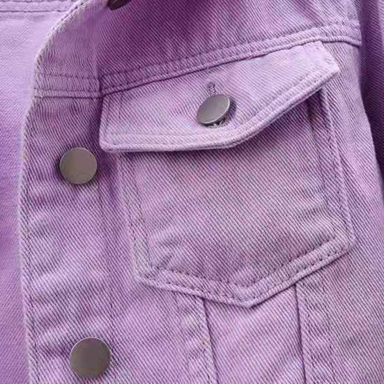 Women Coat Solid Color Slim Fit Close-fitting Young Style Wear-resistant Half Sleeve Buttons Single-breasted Easy to Match Women Jacket Female Clothes